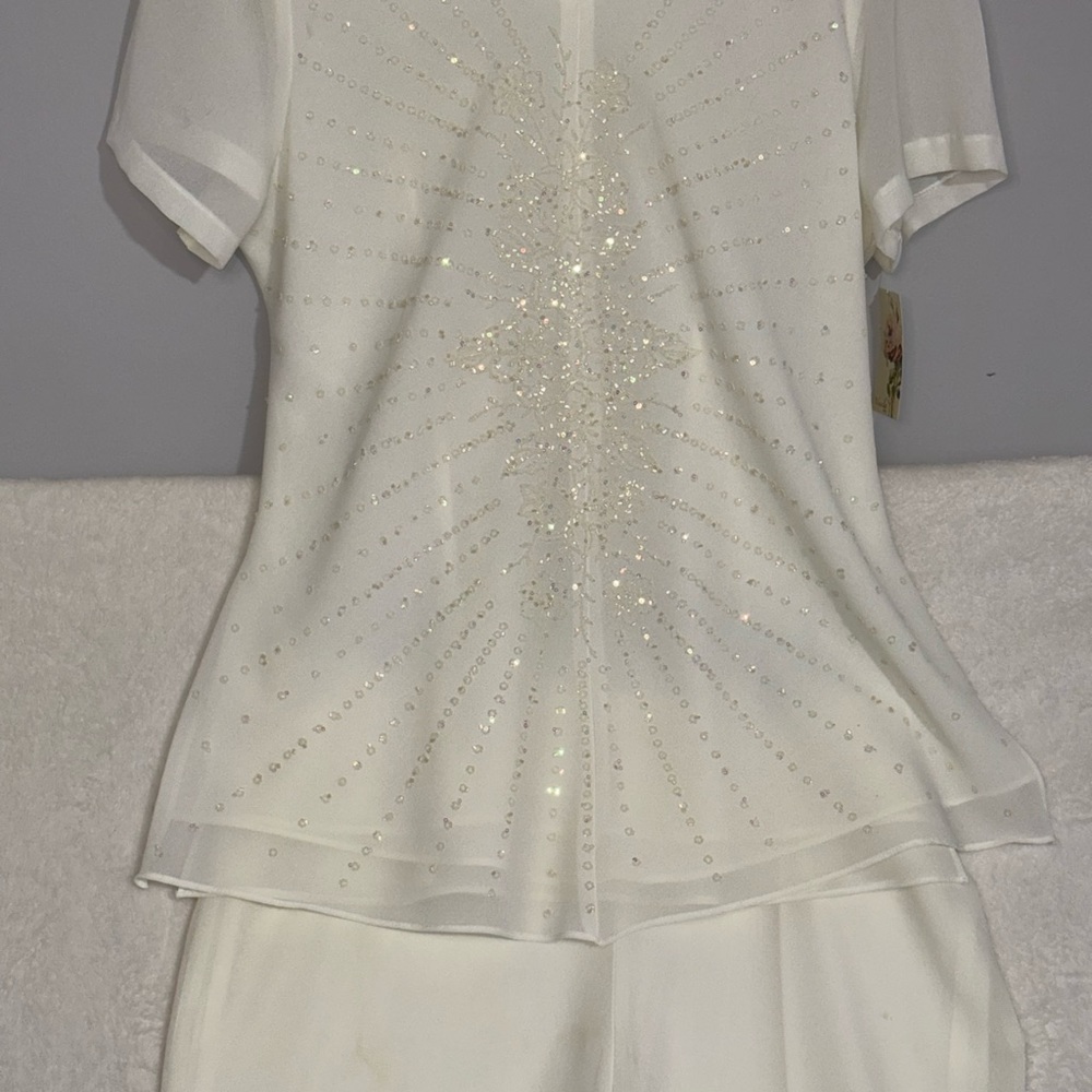 Nicolee Cream 3XL Polyester Top - Ivory Label Visible Mother of the bride/groom - Picture 4 of 16